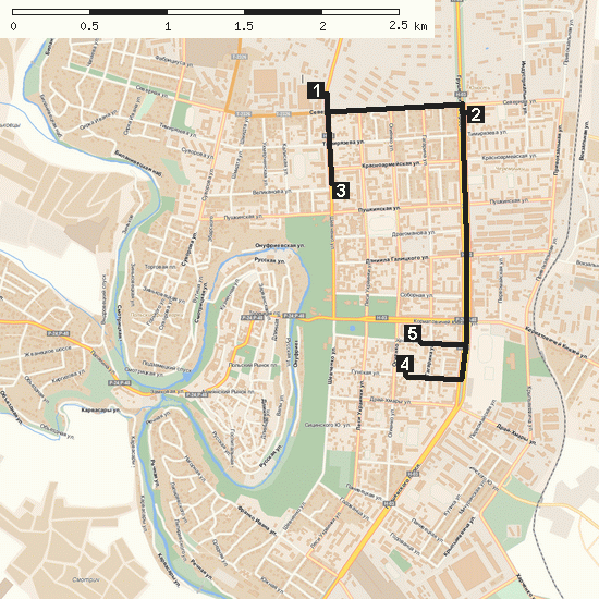 Kamianets-Podilsky map