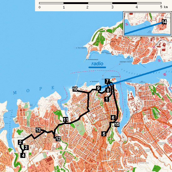 Sevastopol map